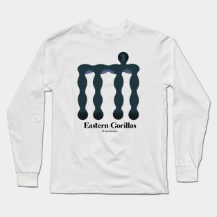 Bold monkey print "Eastern Gorilla" Long Sleeve T-Shirt